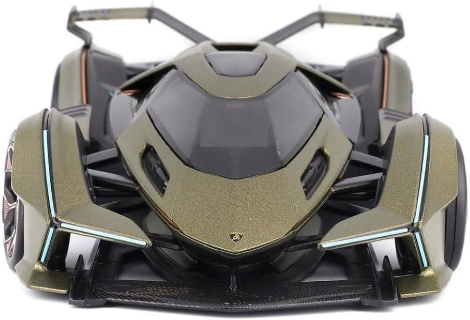 Image of Lamborghini V12 Vision Gran Turismo Alloy Diecast Pullback Metal Car Toy with Sound Light & Opening Doors - Best Gift Toy for Kids | Colors as Per Stock