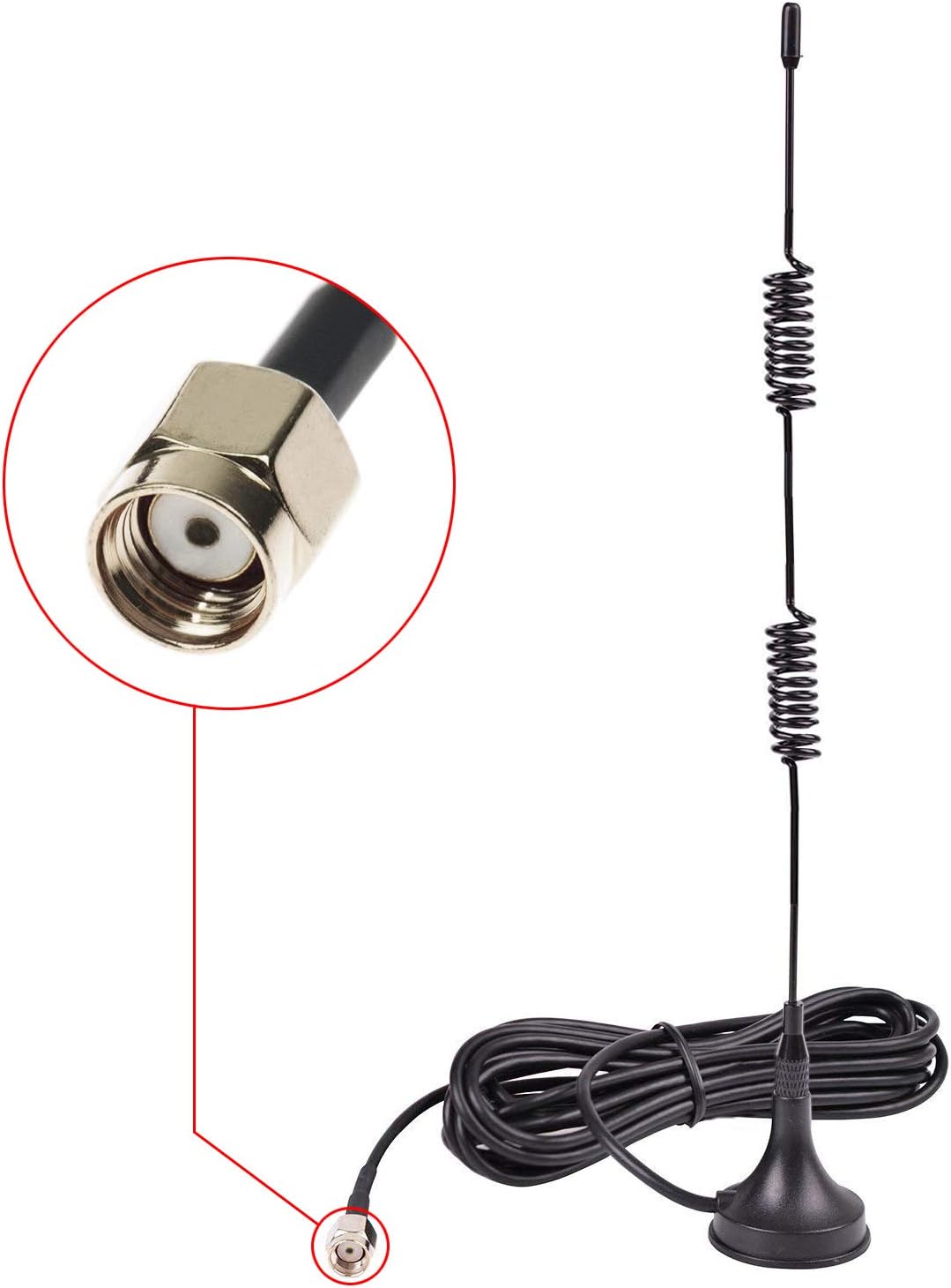Antenna Extension Cord 7DB 10 FT with Magnetic Stand Base for Cromorc CCTV Security Camera SMA Female Connector