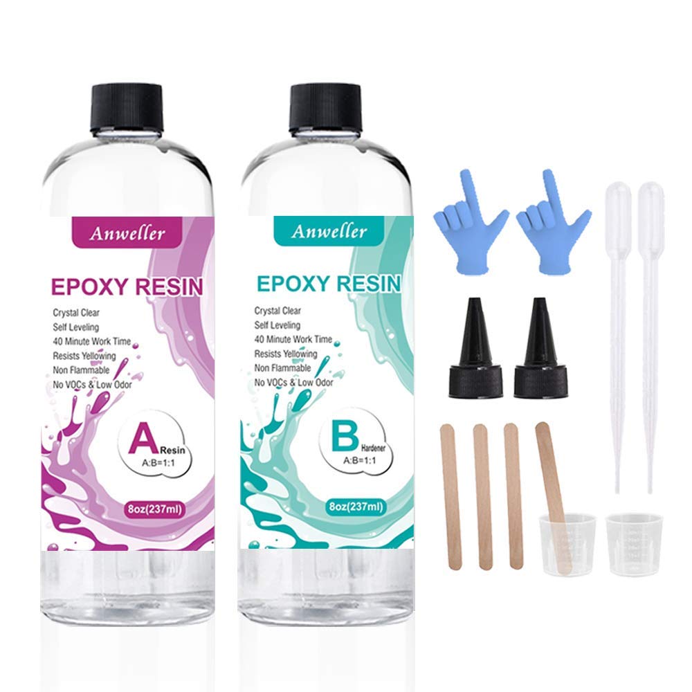 Buy Epoxy Resin Kit 16oz /474ml Resin Kits for Beginners Casting
