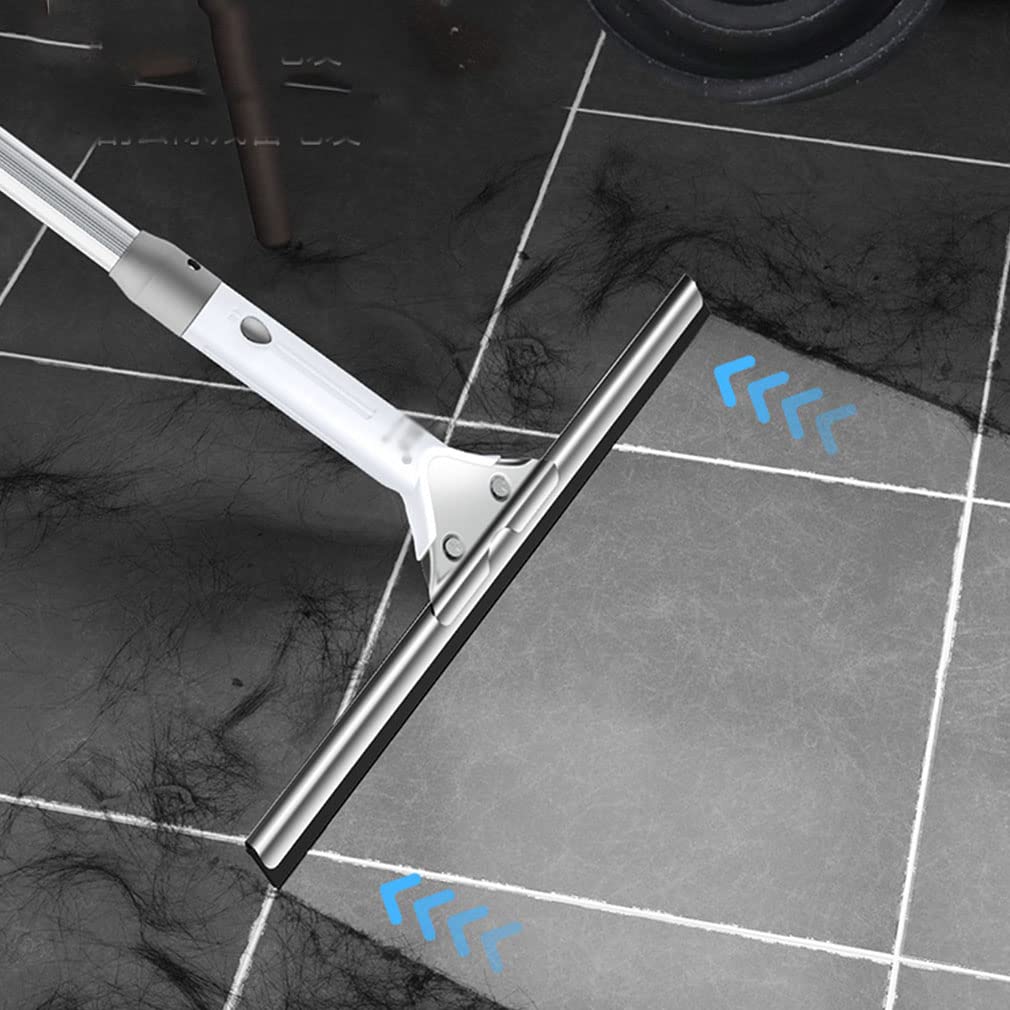 Rascador profesional para ventanas con mango extensible de 1,2 m5 m, hoja de 35 cm y paño de microfibra de 36,5 cm, limpieza sin rayas para uso doméstico y comercial