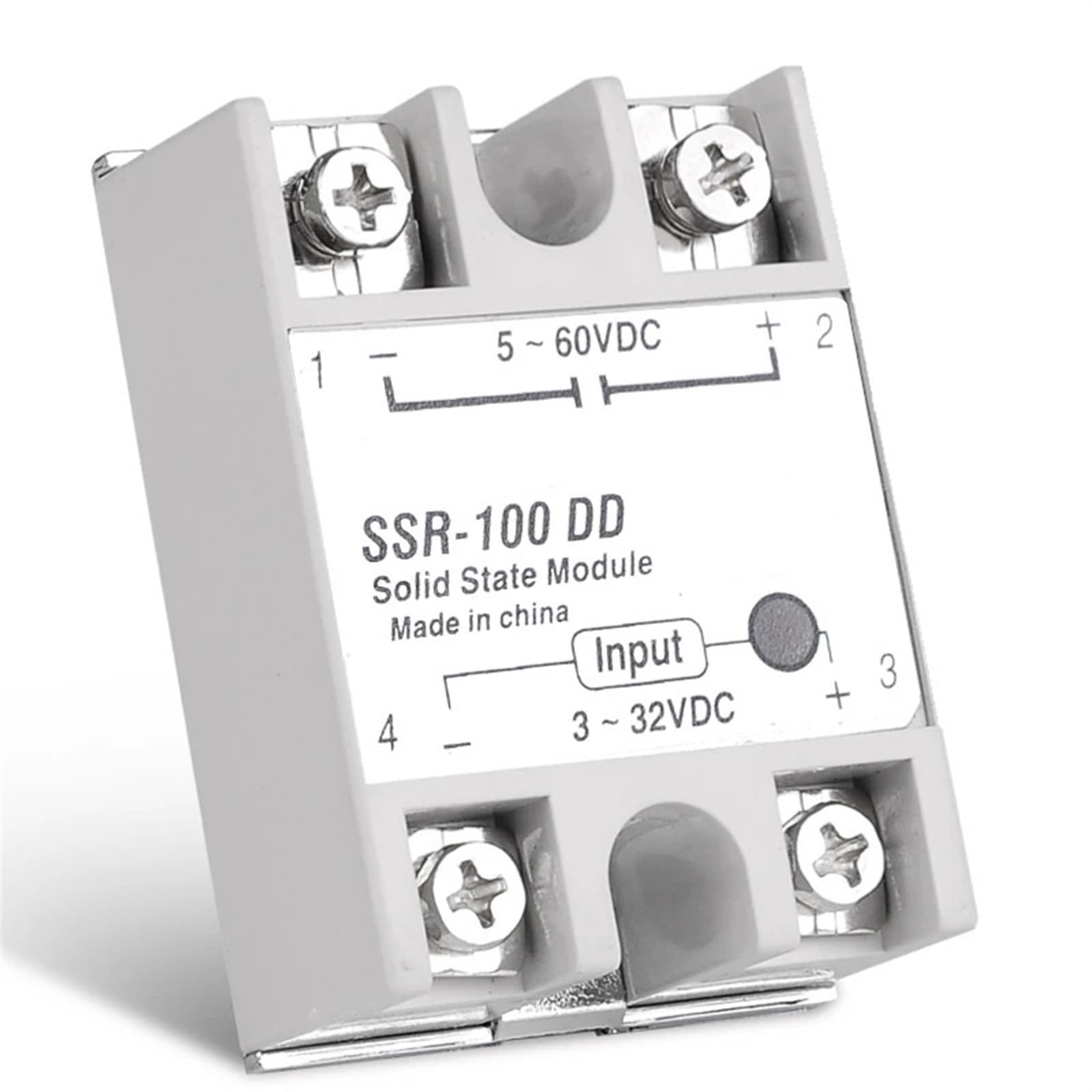 Relais statique 220V SSR100A à commutation rapide sans usure mécanique 5-60V CC - 7