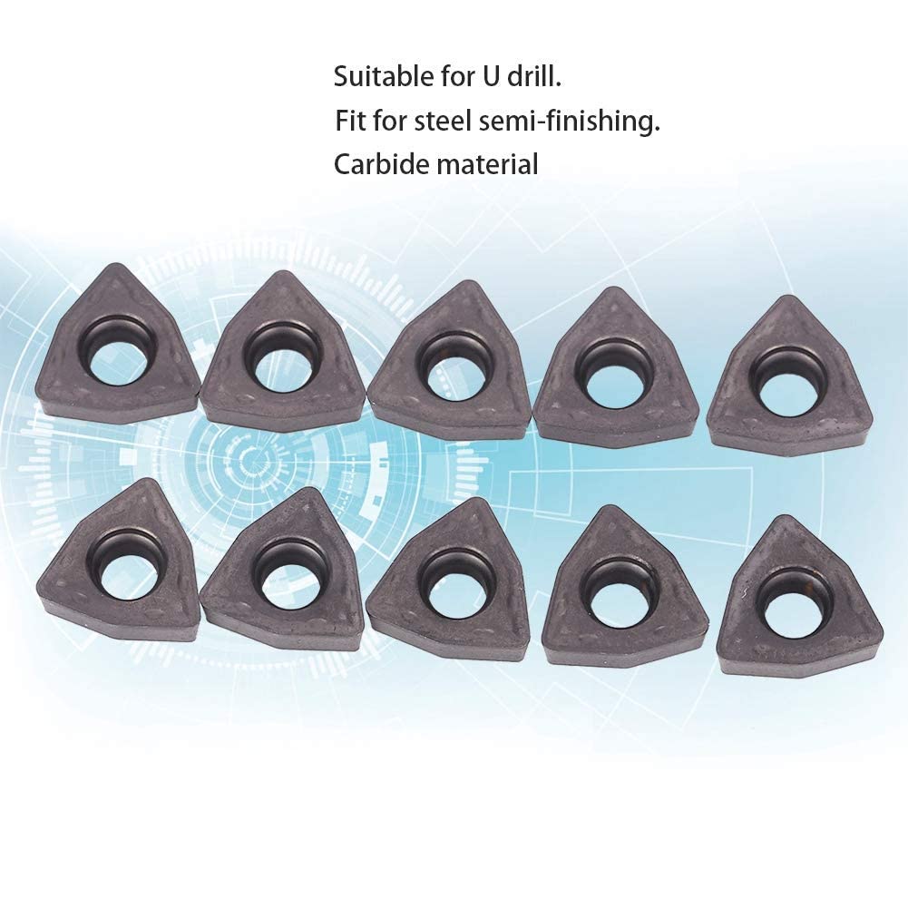 10 Pièces Lame D'insertion en Carbure Wcmt050308fn Acz330 Plaquettes de Tournage Outil de Tour CNC pour Semi-finition en Acier/foret en U