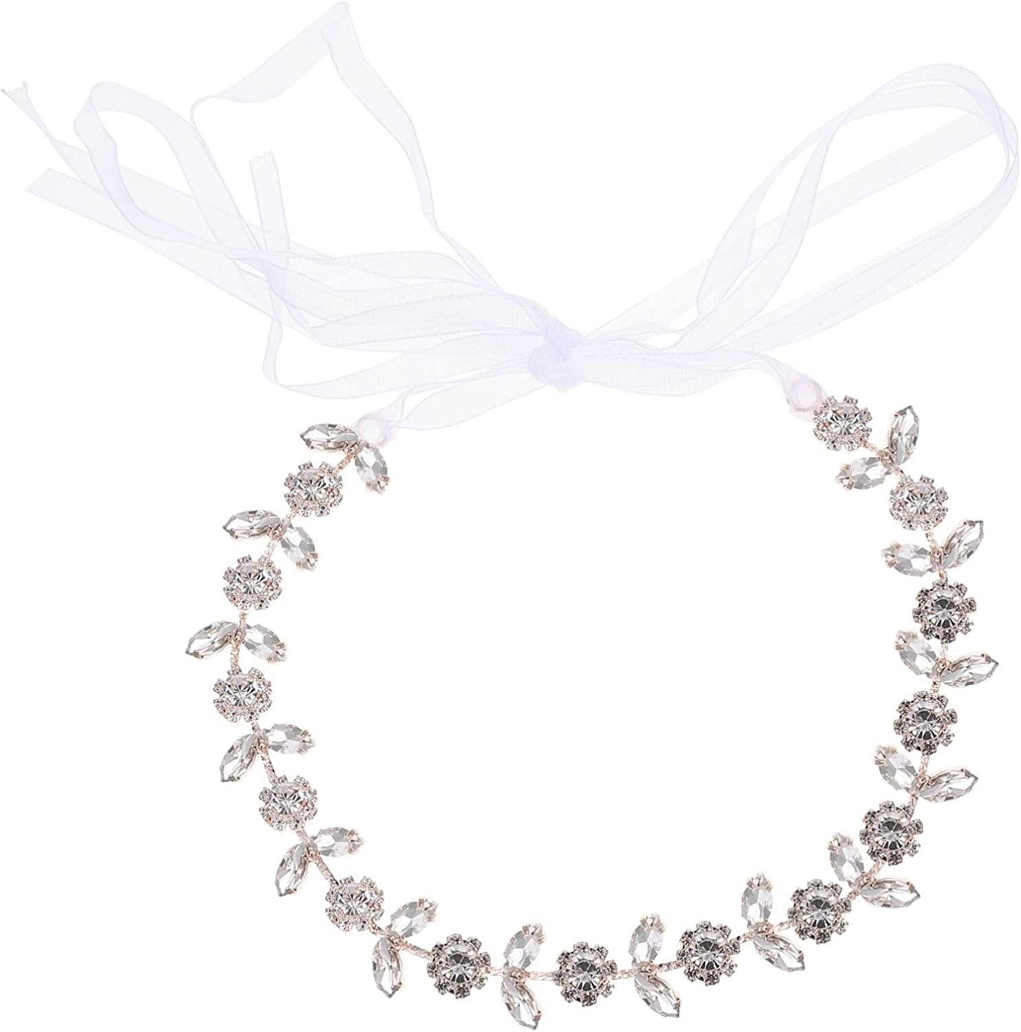 Braut-Kopfbedeckung, Haarspange, Haar-Accessoire, Kristall-Braut-Stirnband, Blumen-Haarranke, Blumenkrone, Hochzeits-Kopfschmuck