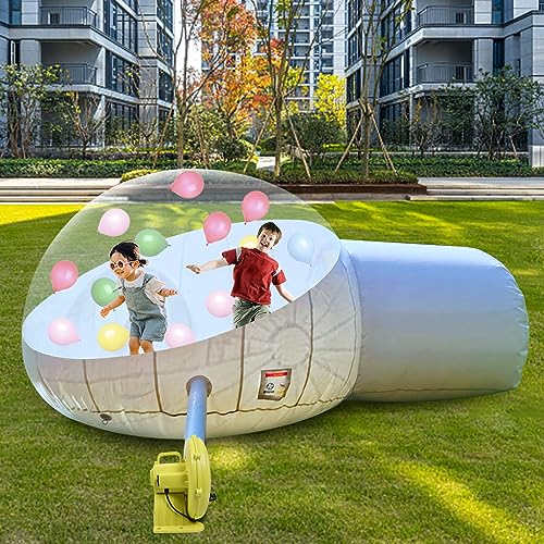 Carpa tipo burbuja inflable para camping con domo transparente miniatura 7
