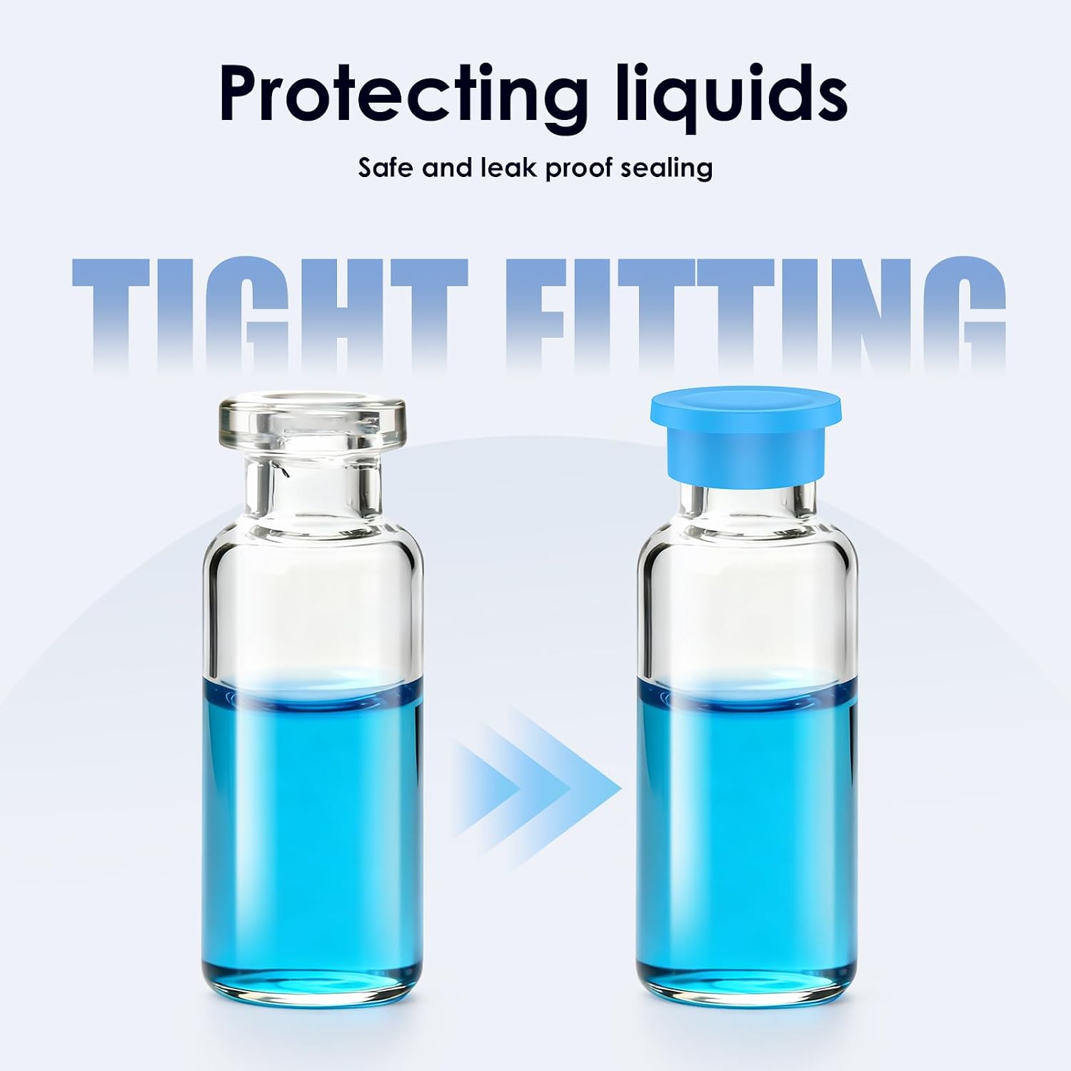 Protective Vial Caps 12PCS for 3ml Glass Vials, 6 Colors Multipurpose Reusable Vial Lids Cover Dust- & Leak-Proof for 3ml Flip Off Caps for Labs Research, Cosmetics (12)