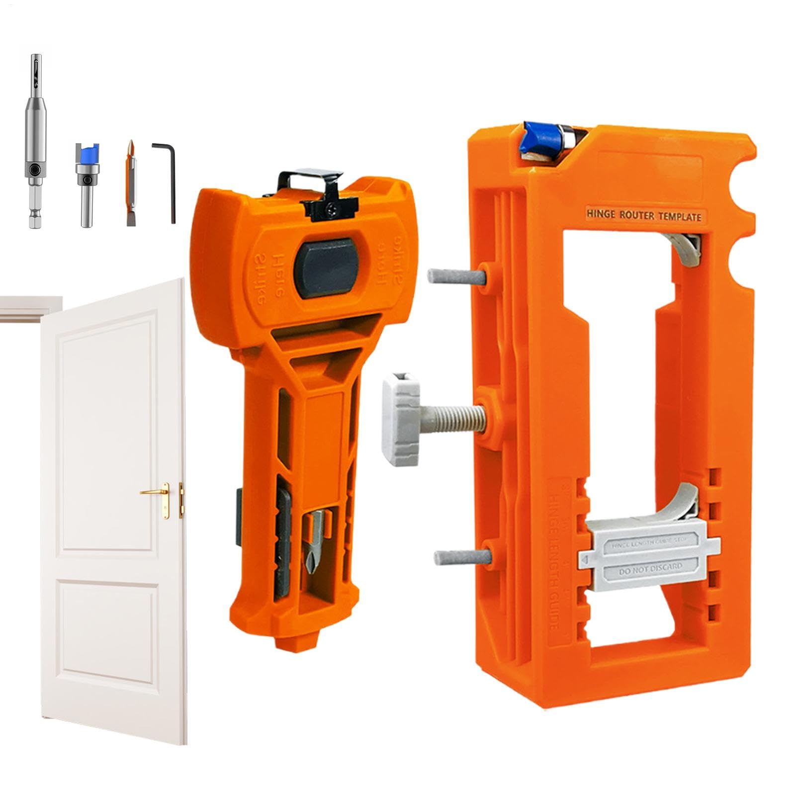 Kit d'installation de charnière pour réussir vos mortaises de porte sans ciseau