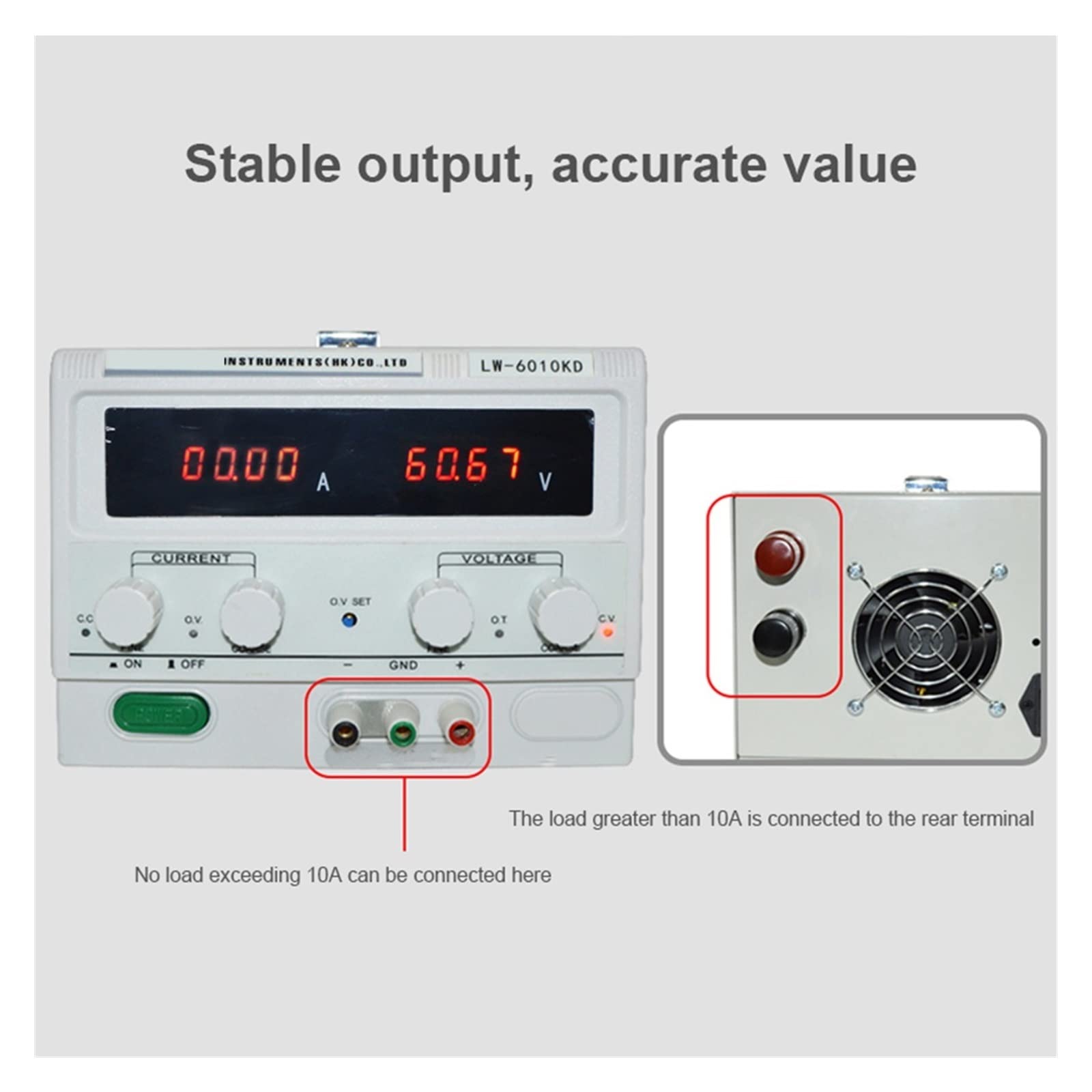 Zasilanie, 15V 60A 60V 20A 100V 5A stabilizator laboratoryjny zasilacz prądu stałego regulowane napięcie regulatora przełączanie zmienne źródło ławki(15V 20A)