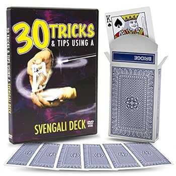 Toy Magic Makers 30 Tricks & Tips Using a Svengali Deck DVD - Combination Kit Includes a Pro Brand Svengali Deck Book