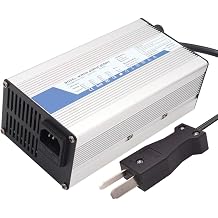 SFKLYU 48 V 10A Golf Cart Batteries Chargers, Golf Cart Accessories with Crows Foot Plug, Golf Carts Battery Charger Trickle Charging,Silver