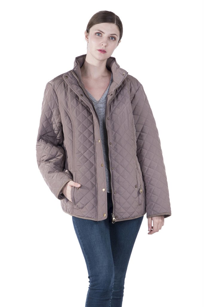 Women Plus Size Winter Warm Parka Leightweight Quilted Down Jacket
