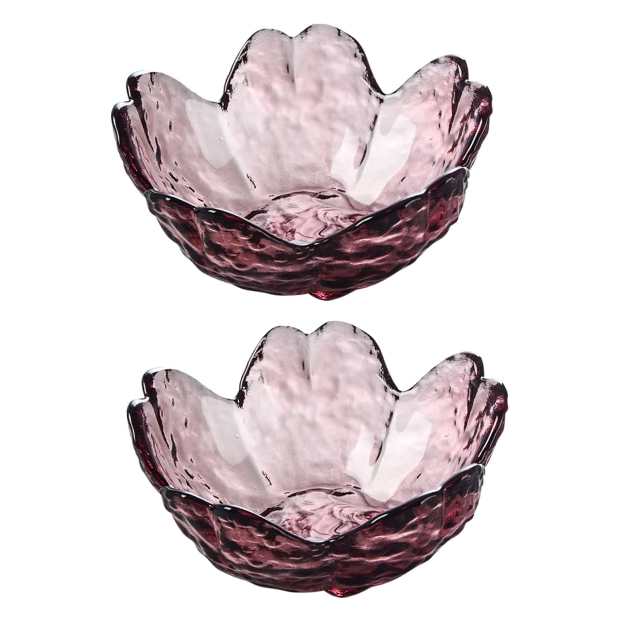 SOLUSTRE 2 Pcs Dish Condiment Entertaining Unbreakable Sauce Plate Reusable Platter Tray Serving Double Appetizer Bowls Plates Relish Plate Seasoning Dipping Bowls Food Container Glass Pink