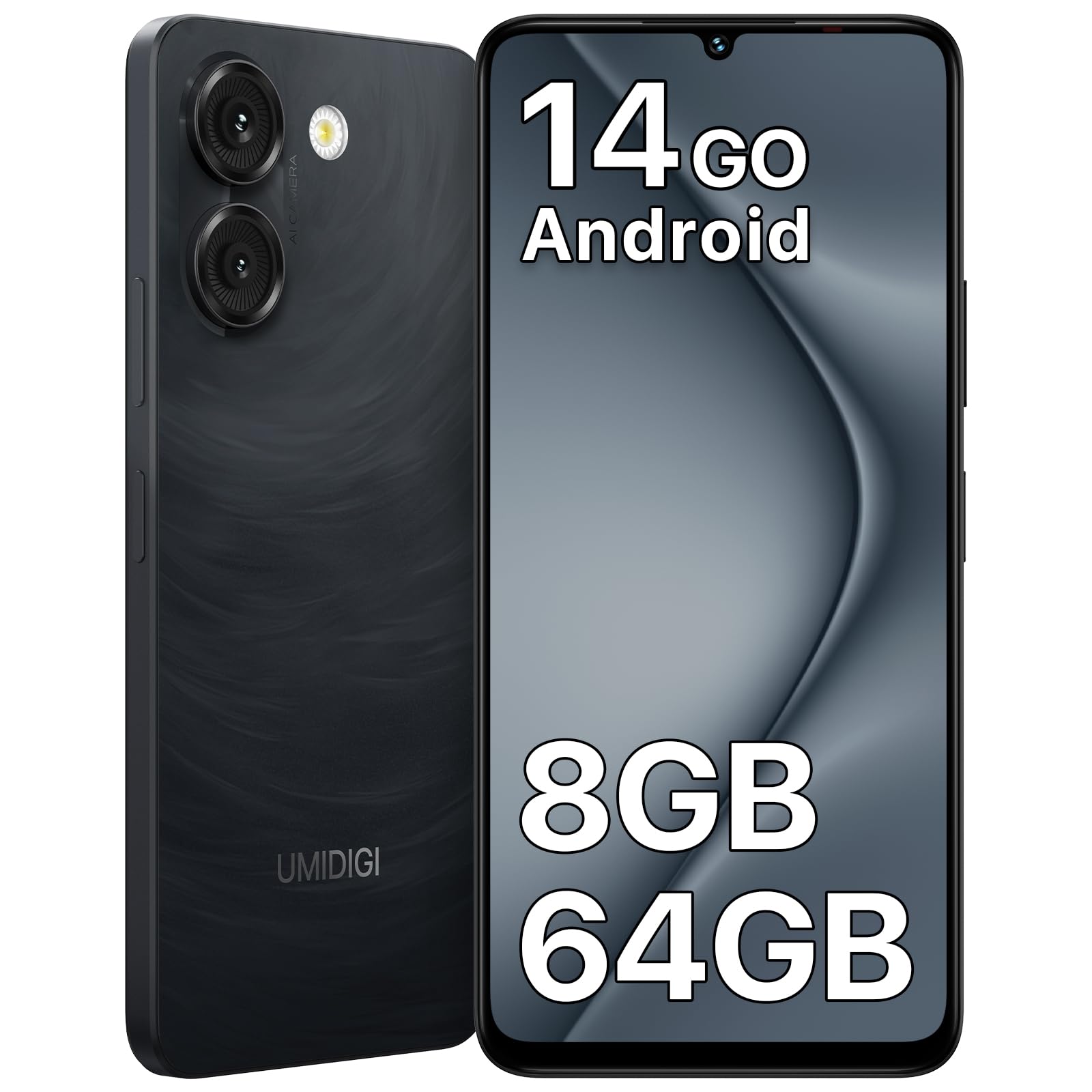 Amazon | UMIDIGI NOTE 90A スマートフォン 4GデュアルSIM スマホ 8GB