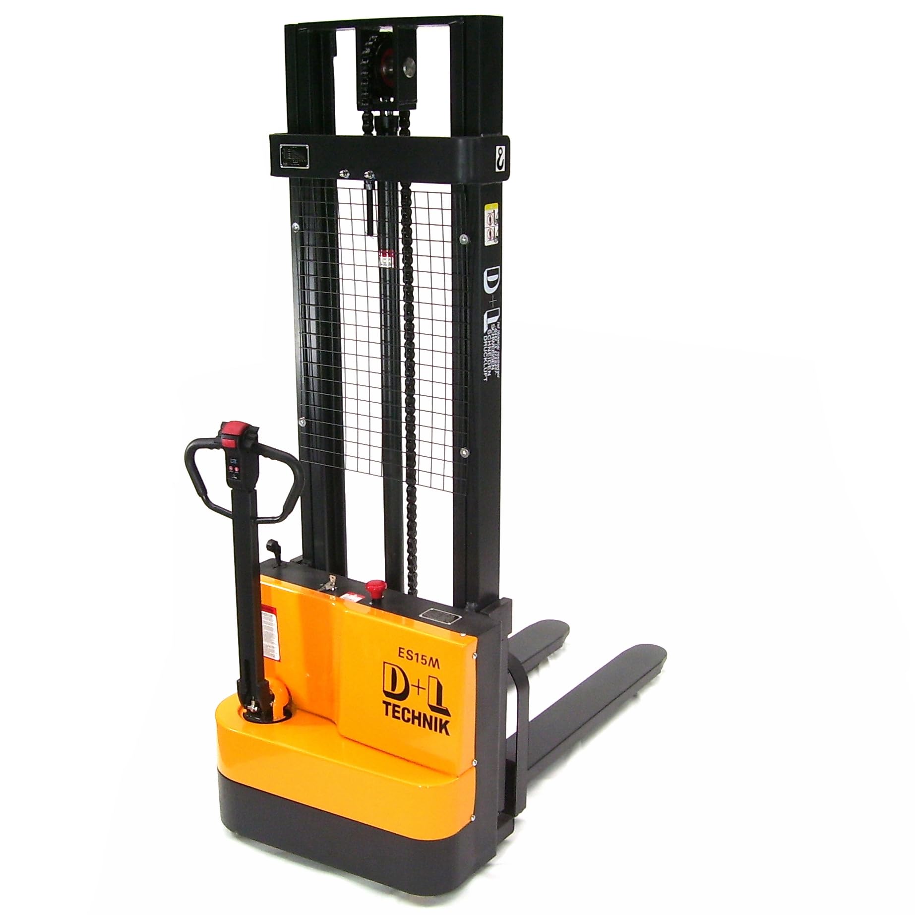 Elektro Hochhubwagen 1.5t Hubwagen 3,3m 48V Li-Ion Akku Gabelstapler Palettenwagen 57128 AWZ