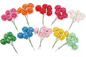 Mini Heart Petals Mulberry Paper Roses: Crafting Delights for All