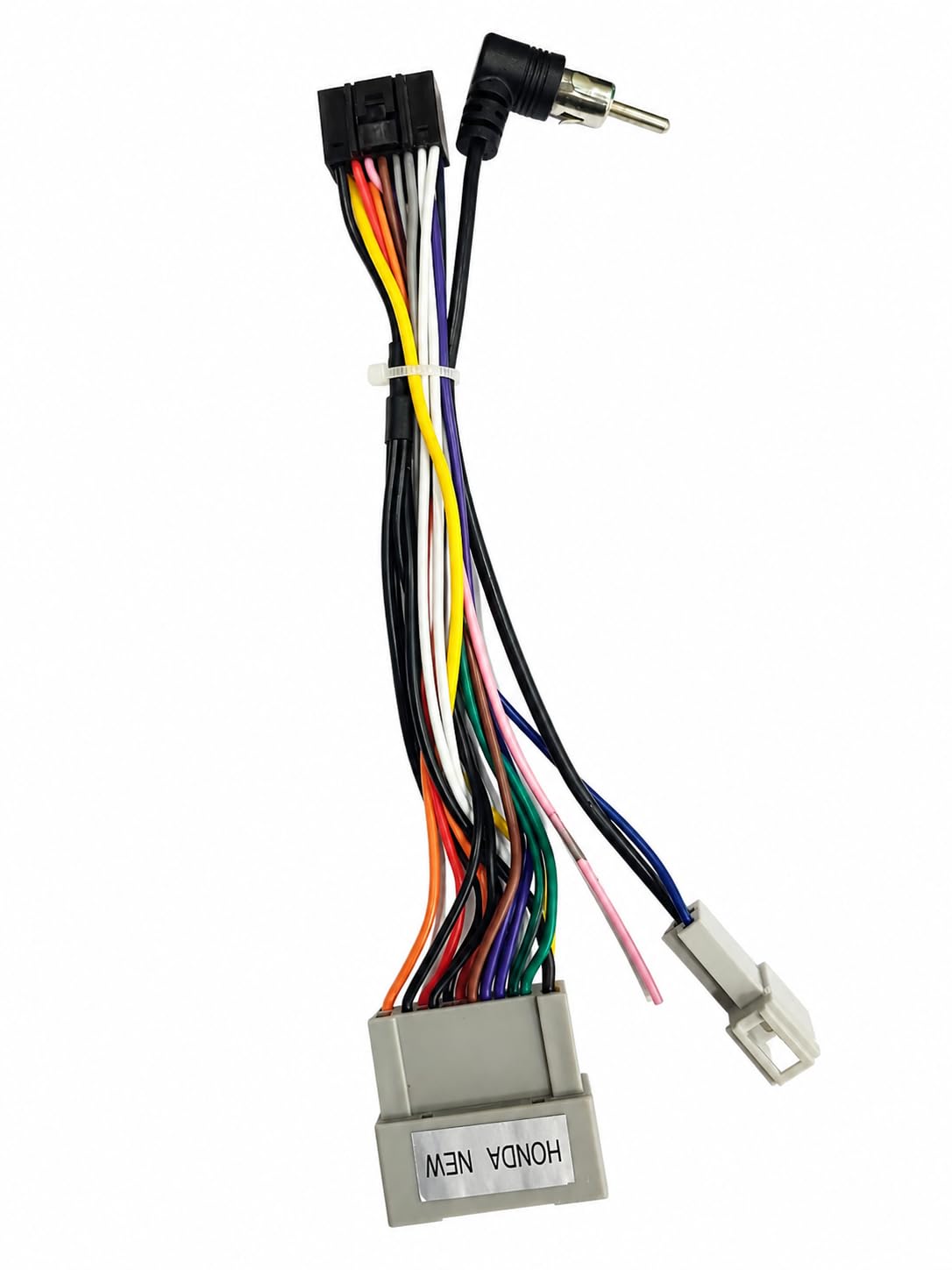 Car Stereo Wiring Harness Adapter with Antenna Connector, Plug & Play Audio Installation Cable, Multi-Color Wire Loom for Android Head Unit & Radio Upgrade-image-8