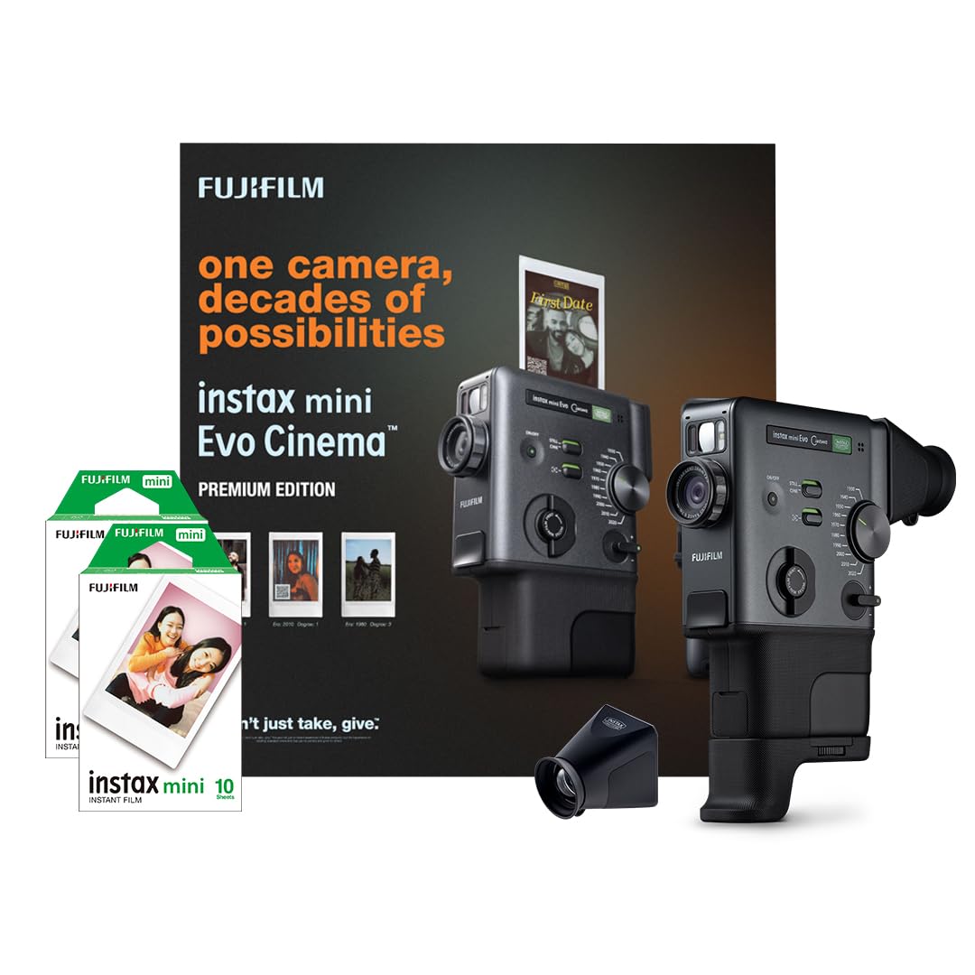 Fujifilm instax mini Evo Cinema™ Premium Edition with 20 Shots of instax mini Instant Film