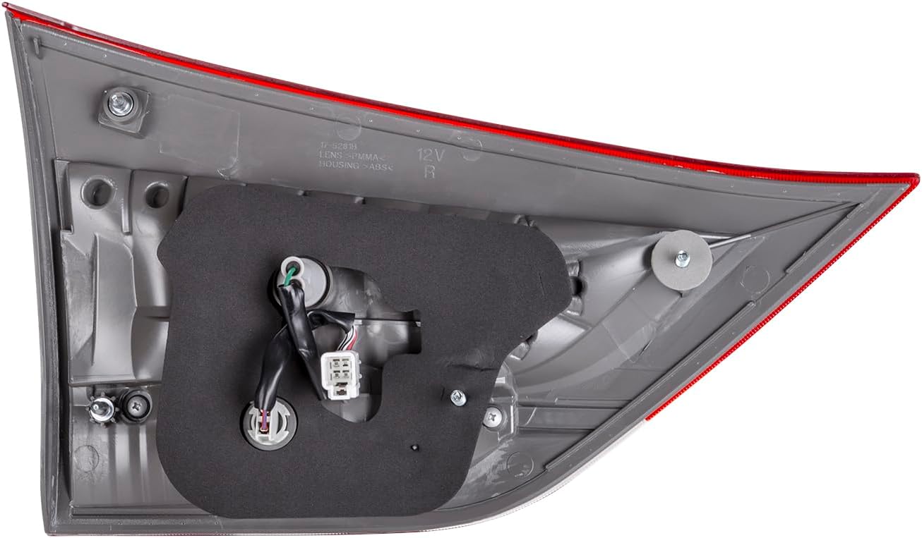 HEADLIGHTSDEPOT Right Passenger Side Tail Light Compatible With Toyota Sienna 2012-2014 CAPA Certified