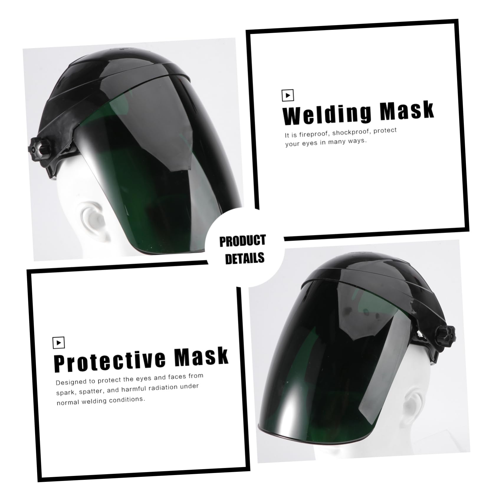 Casque Visiere Visiere De Protection De Soudure De Soudeur Durable Casque De Soudage Sécurité De Soudage