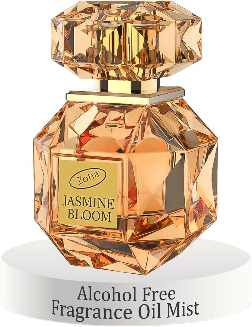 Zoha Jasmine Bloom | Jasmine Perfume for Women & Men | Alcohol-free Clean Perfume | Travel Size Long Lasting Fragrance Oil | 30ml Spray
