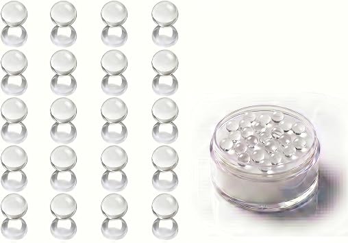 Clear Quartz Beads - 3mm OD Size Beads for Dipwand Begleri Pearl Replacement - Quartz Material - Pack of 20