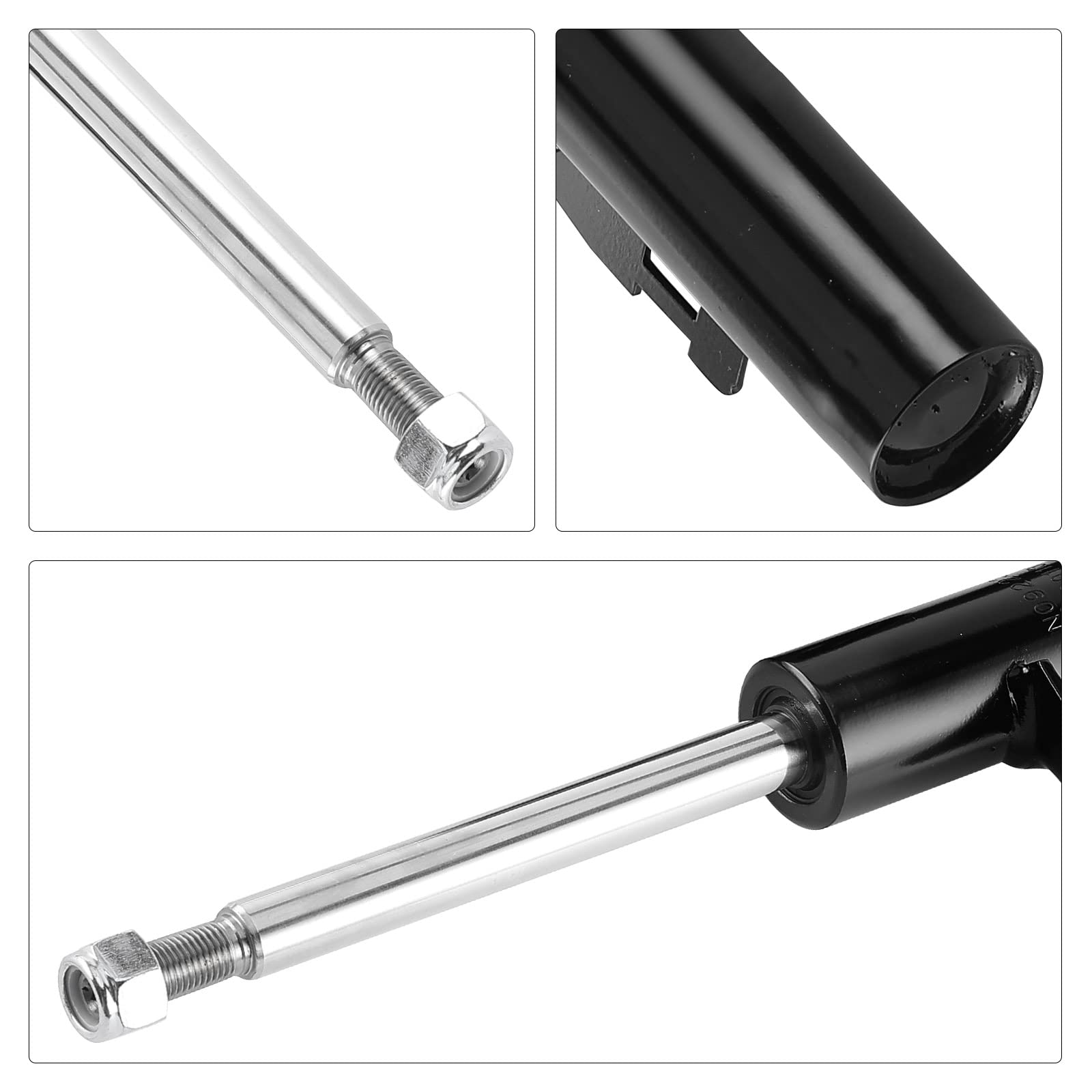 Frankberg 2 amortiguadores delanteros 343 mm a presión gas 4513202531 | Compatible con: Fortwo Cabrio 451, Fortwo Coupé 451