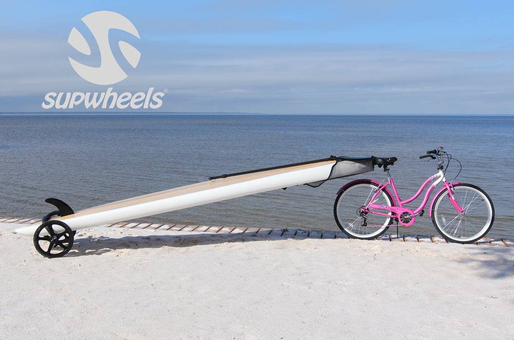SUP Wheels Deluxe Model [Black W/Sup Strap Handle]