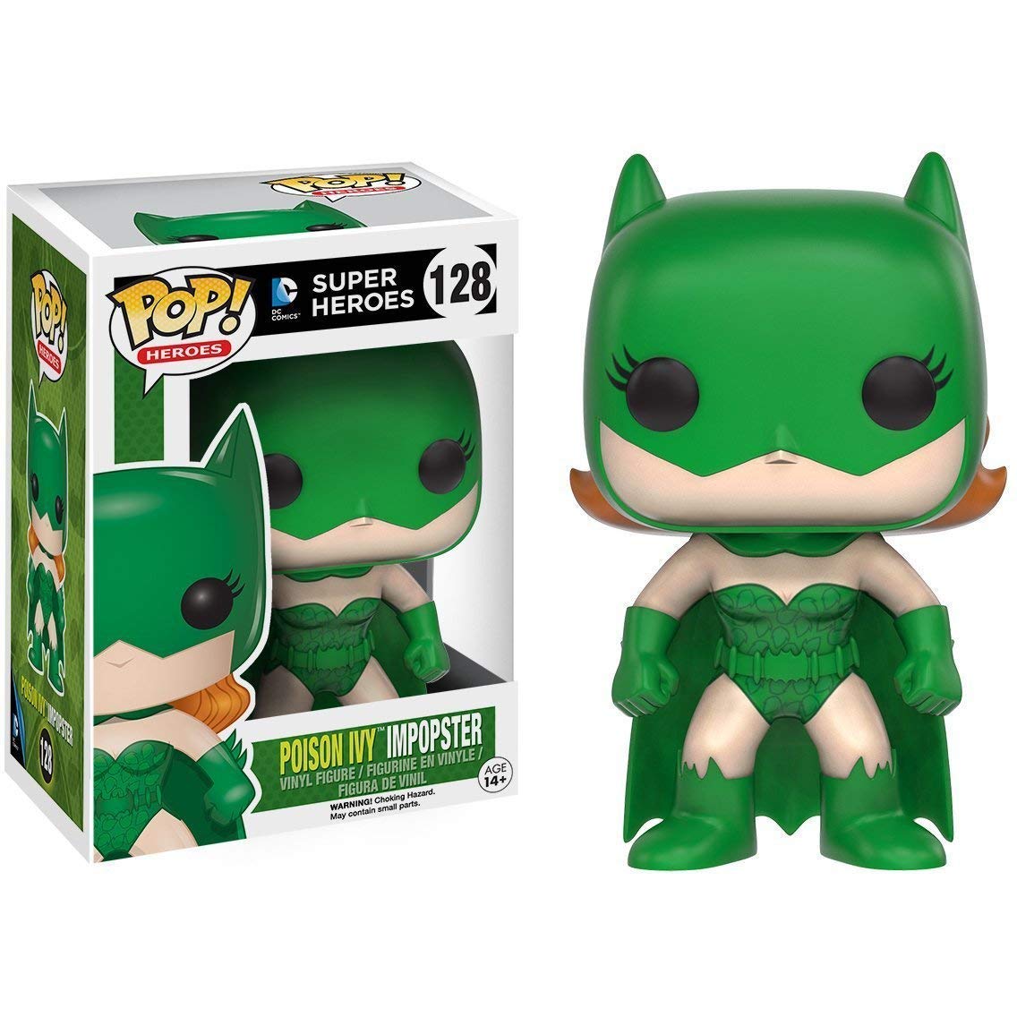 Funko Poison Ivy / Batgirl Imposter: DC Universe x POP! Heroes Vinyl Figure & 1 PET Plastic Graphical Protector Bundle [#128 / 10782 - B]