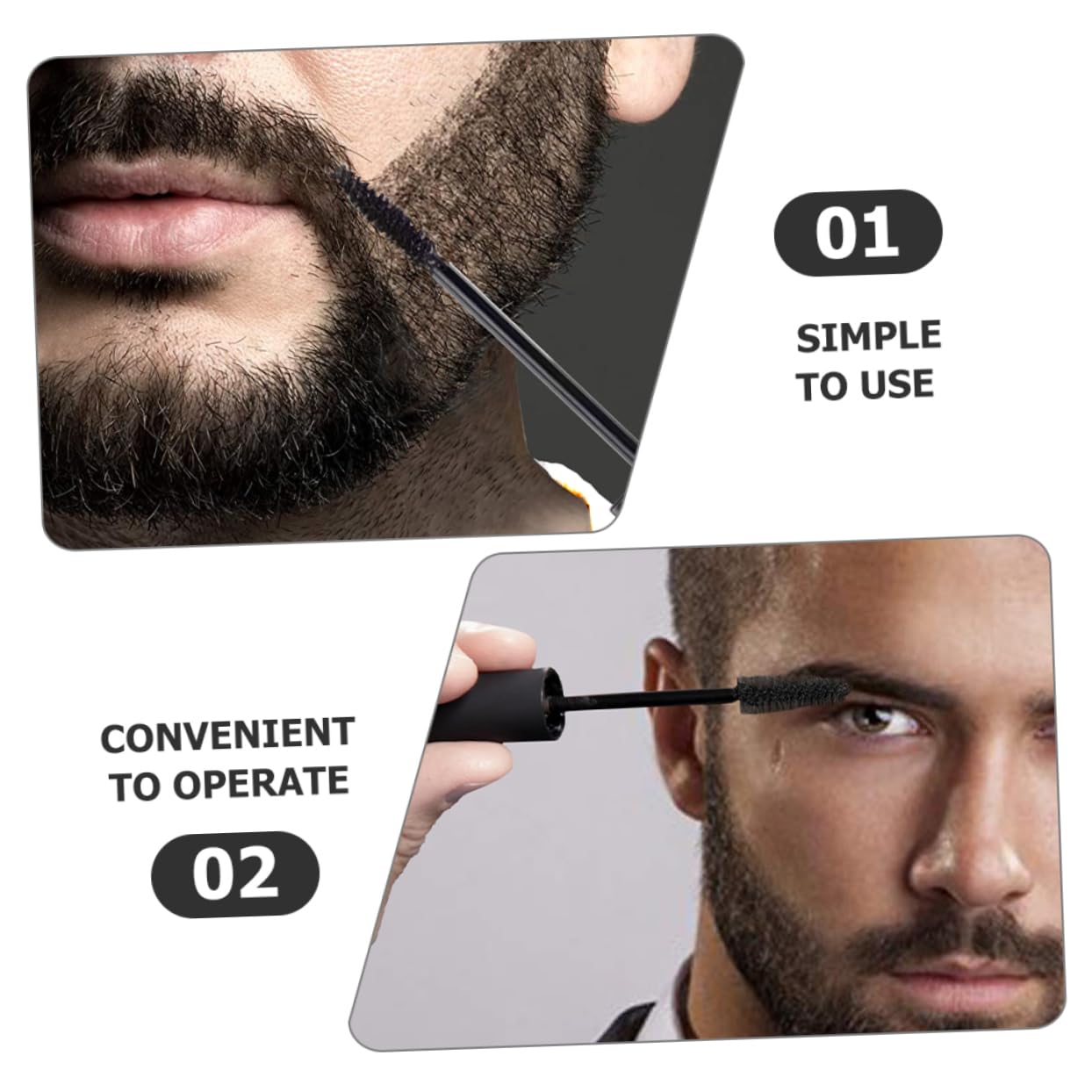 MERRYHAPY Crema y Cepillo Para Cejas Temporales Para Hombres Tinte Para y Bigote Tinte Para Cejas Salón De o Hogar