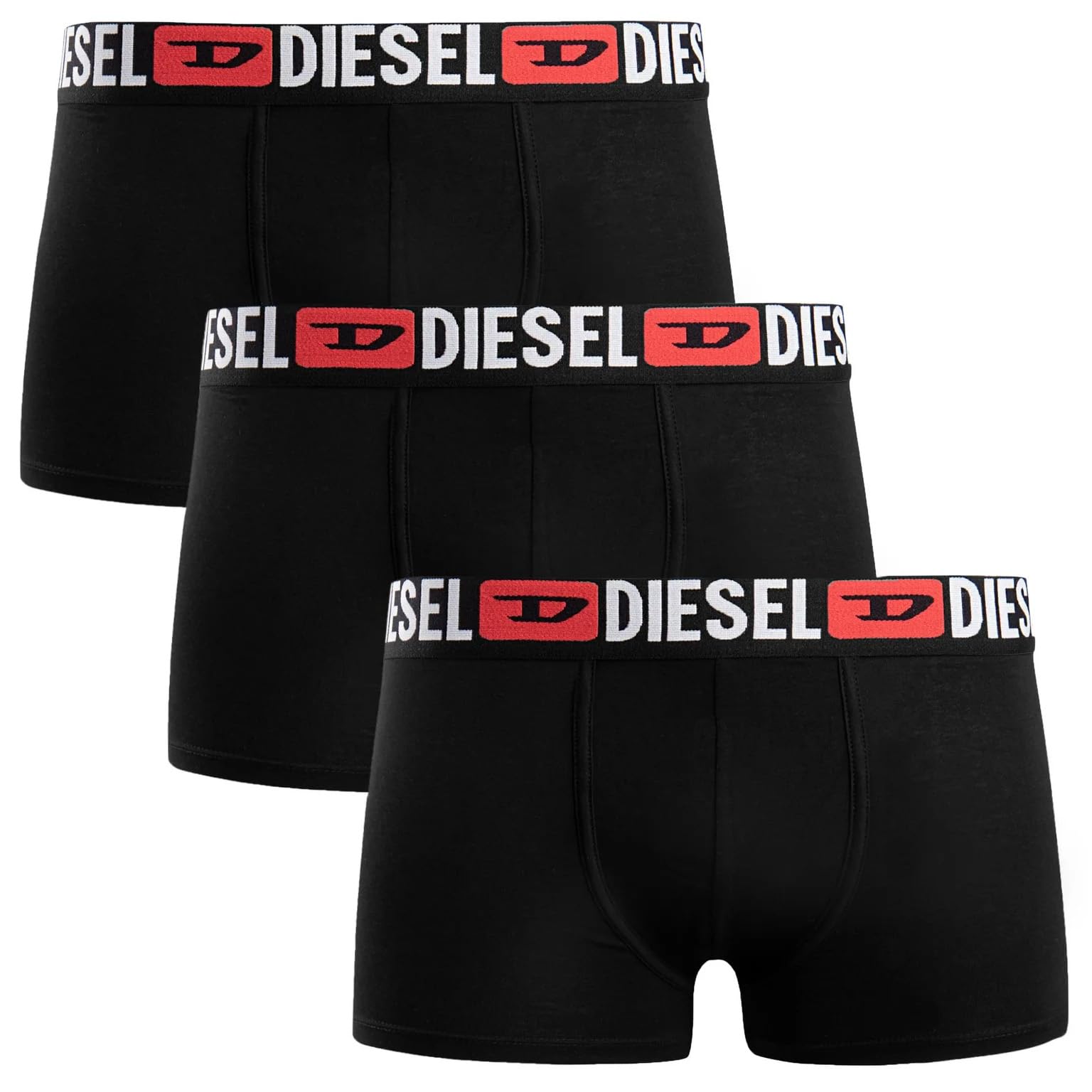 Diesel Men's Multicolor Three-Pack Long Boxers - Underpants - M - Underwear