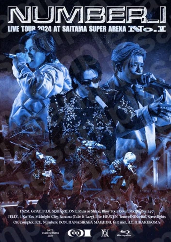 NUMBER_I LIVE TOUR 2024 No.1通常盤 Amazon.co.jp: 「Number_i LIVE TOUR 2024 No.Ⅰ」通常盤 <Blu