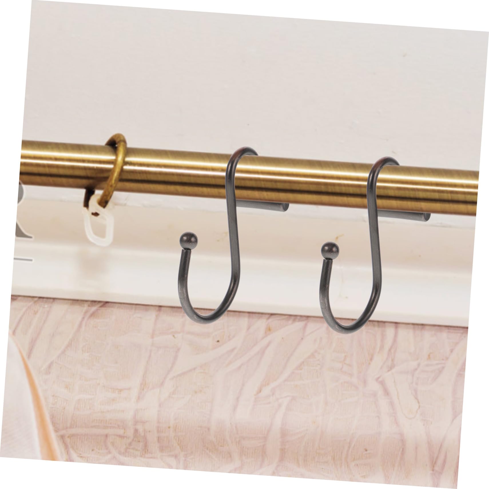 Alipis 36 Pz Gancio Per Da Doccia Ganci in Metallo Per Tende Gancio Per Scorrevole Ganci Per Tende in Metallo Ganci Per Tende Da Camera Da Letto Ganci Da Bagno Ferro Da Stiro
