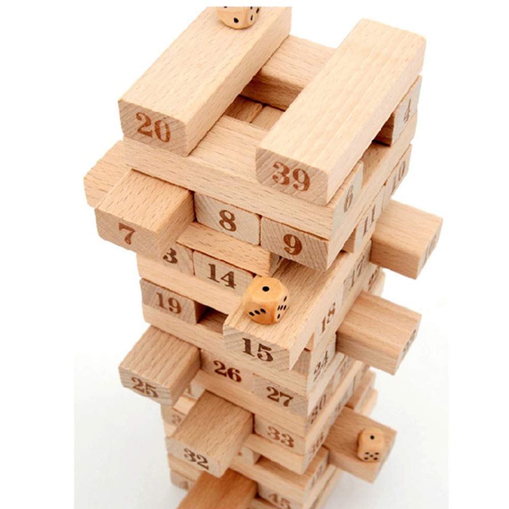 Buy Wooden Tower Blocks Game, Toppling Tower Giant, Jumbo Size Wood