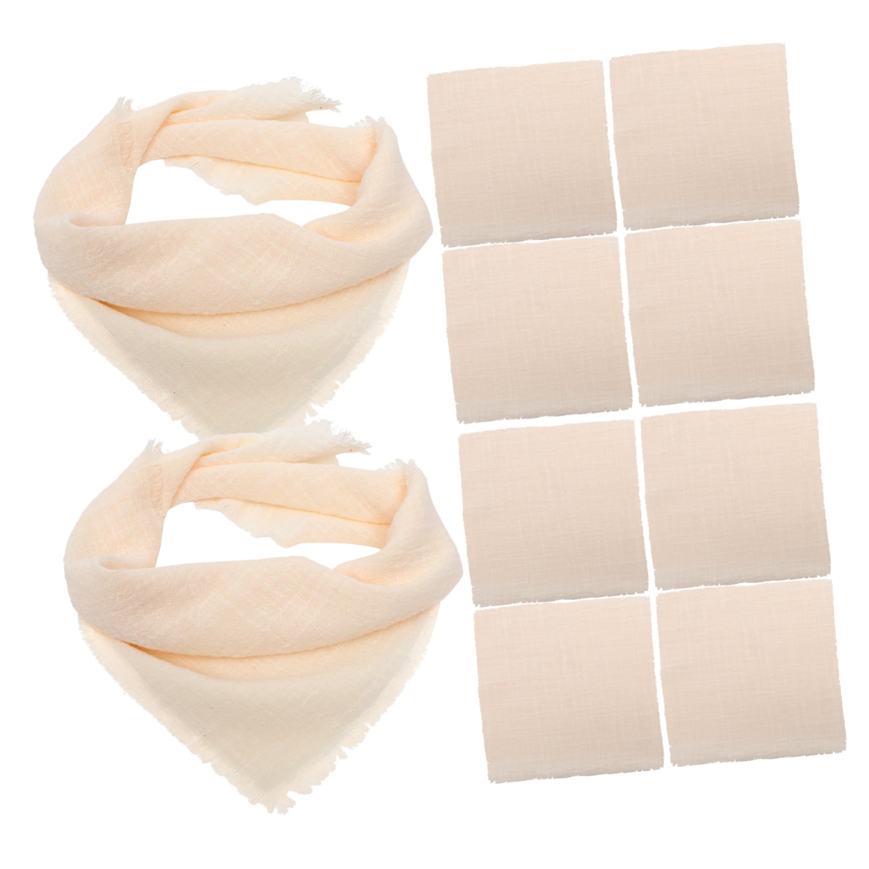 Serviettes de table lavables en tissu polyester durable et résistant pour réception