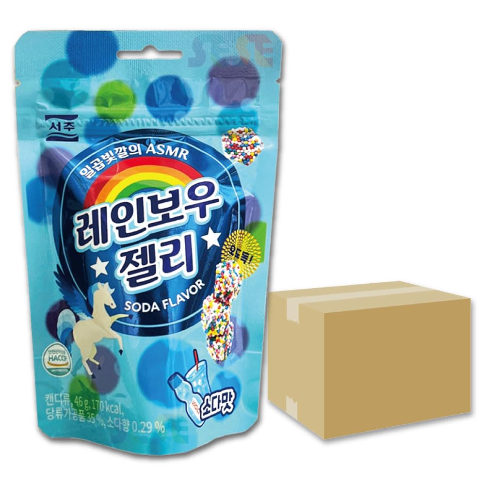 Amazon | ソジュ レインボーグミ ソーダ味 46g 40袋セット / 韓国