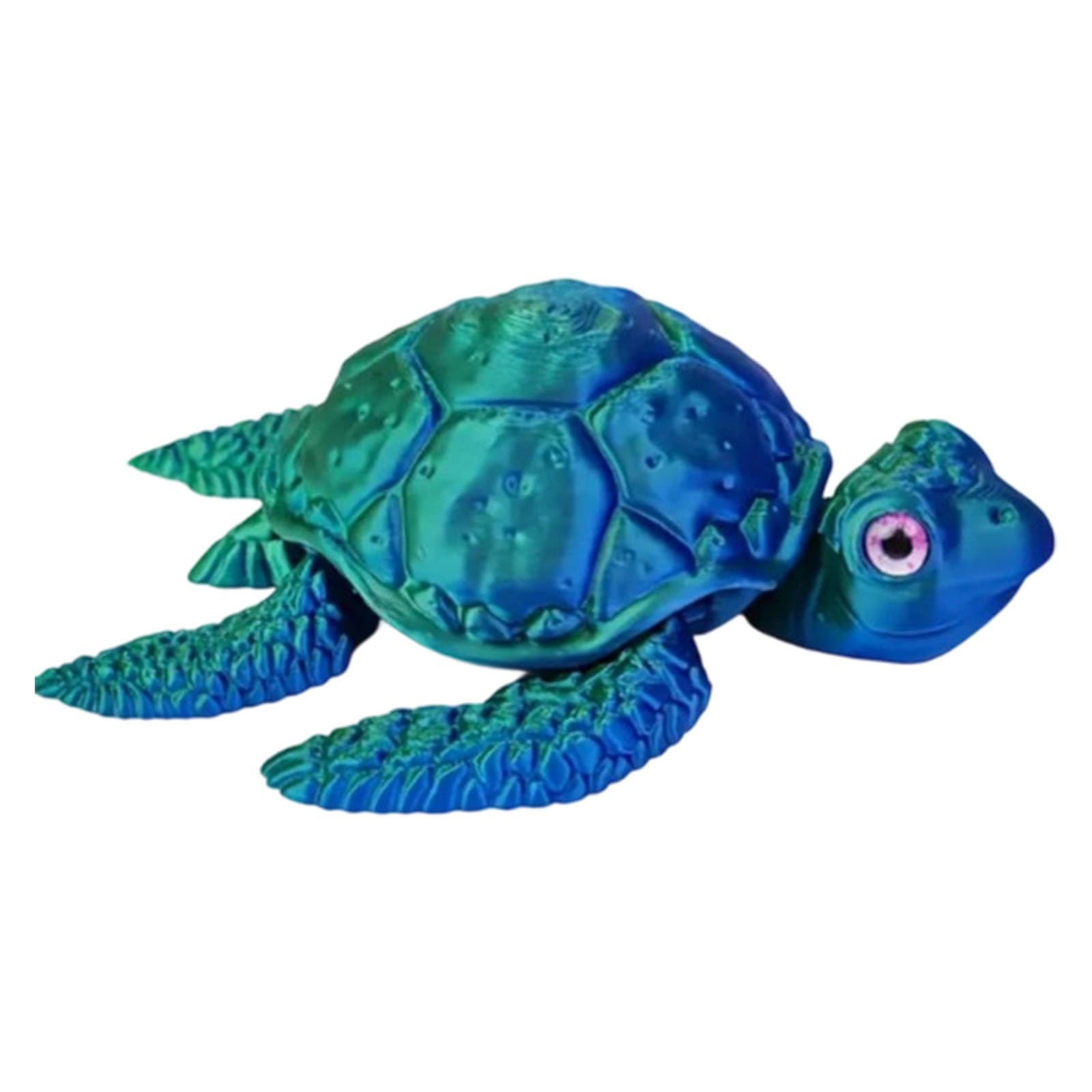 HDOYTXXM 3D Printed Sea Turtle Realistic Figurines Statues Table Ornament Articulated Fidgets Toy for Animal Lovers Figurines Statues