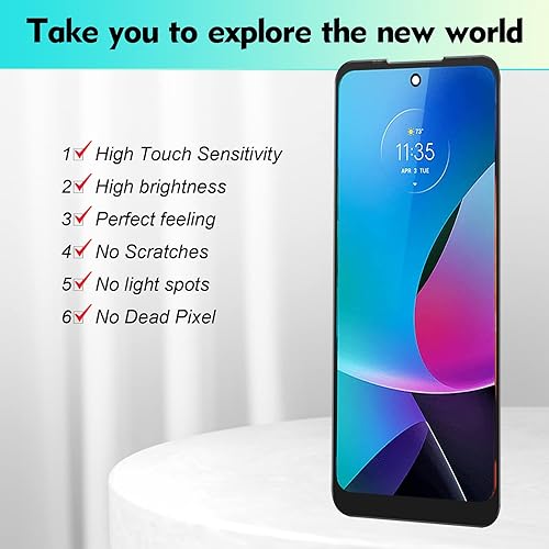 Miniatura 4 de Pantalla LCD para Motorola Moto G Play 2023 Reemplazo de pantalla para Motorola Moto G Play 2023 Asamblea digitalizador de pantalla táctil