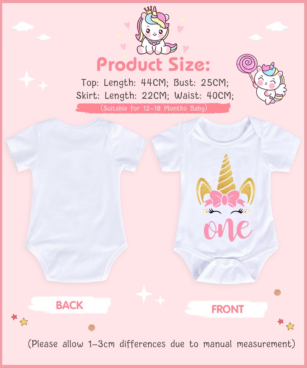 YYDSXK Vestito 1 Anno Bambina, Vestito per il Primo Compleanno per Baby Girl, Pagliaccetto, Tutu Gonna, Neonate Compleanno Outfit per Fotografico