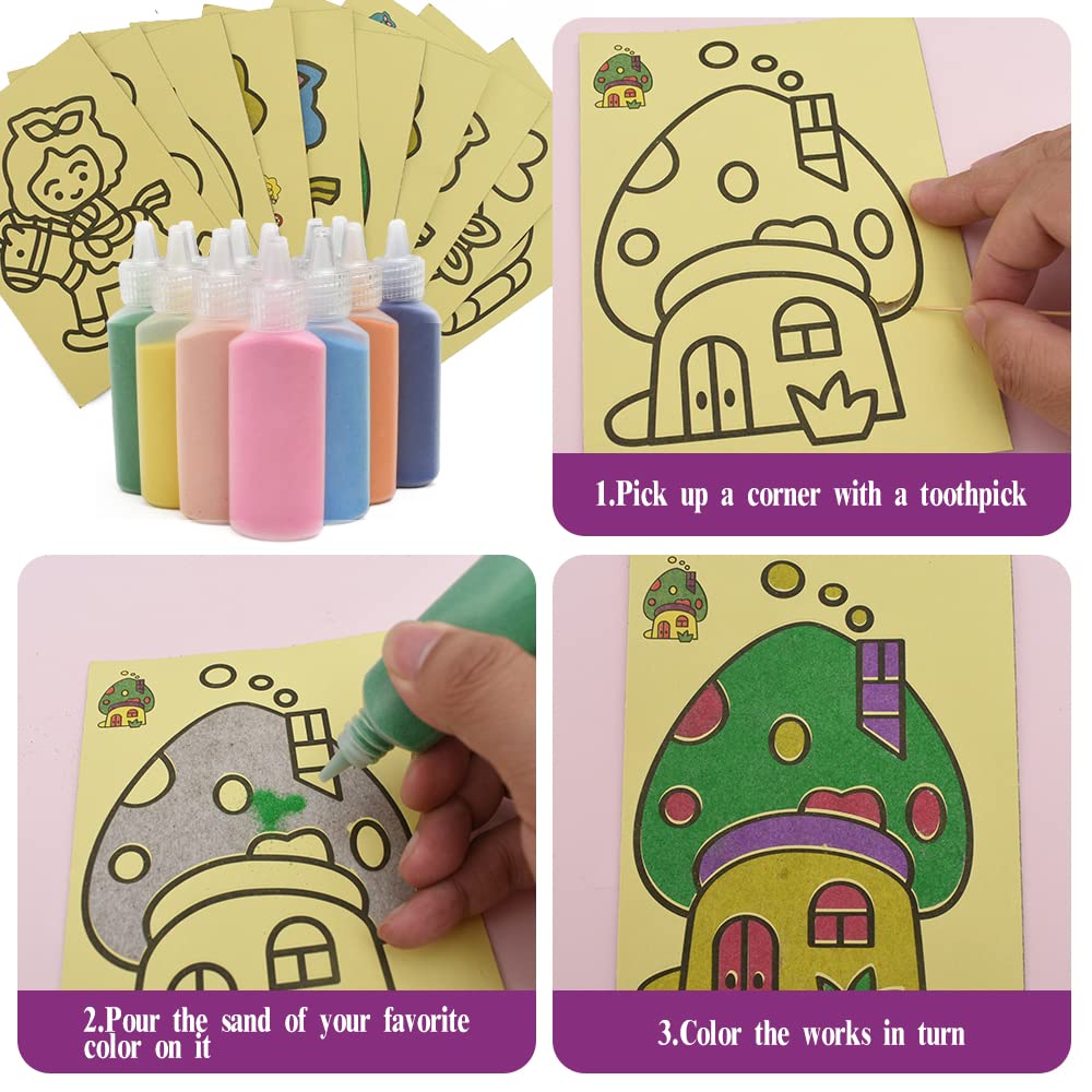 Amazon.co.jp: HOKPA サンドアートキット 12色サンドアート