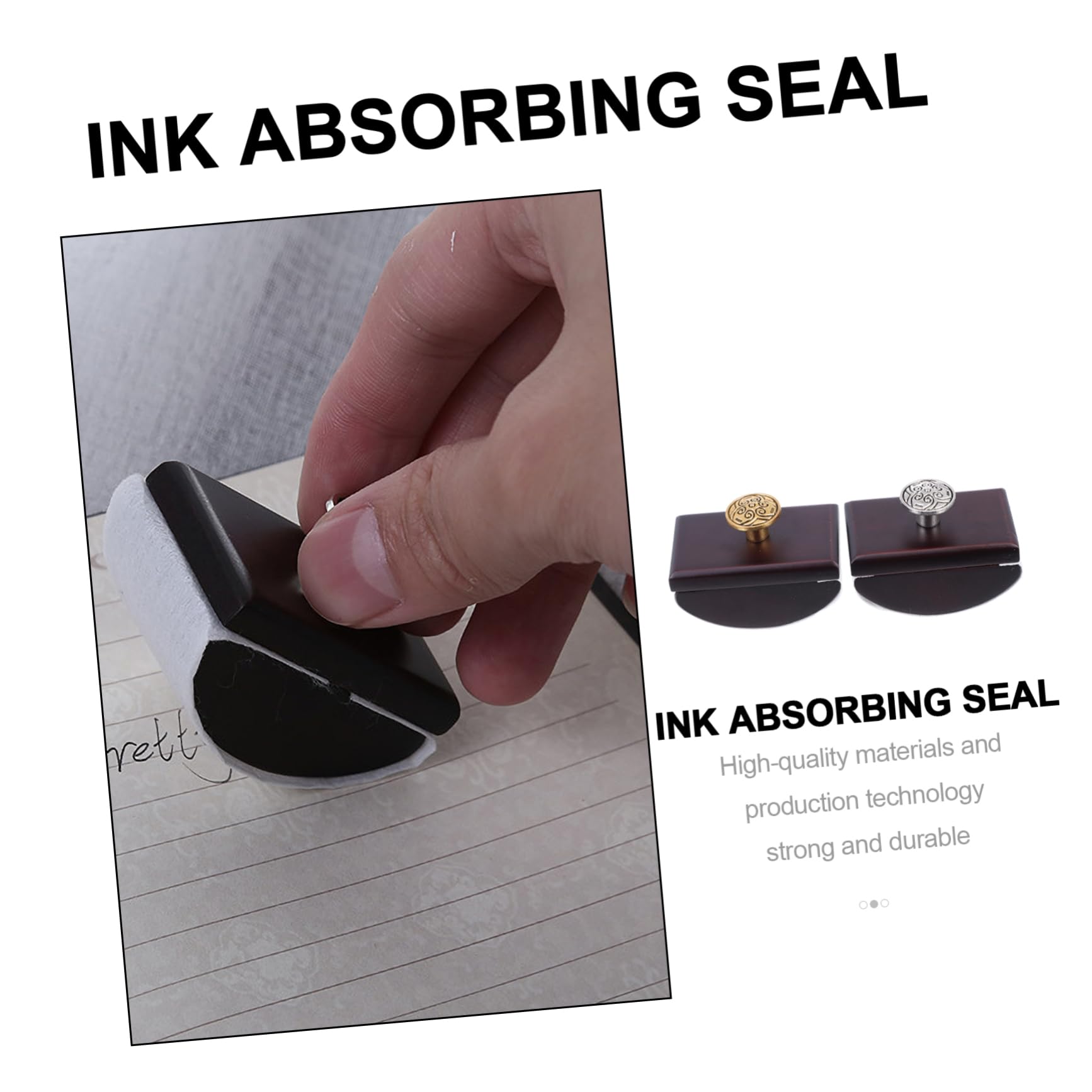Homoyoyo 2 series Herramienta Secante Papel Secante Para Bolígrafo Almohadillas Secantes Absorbente De Tinta Sello Pluma Estilográfica 2 piezas*2 Color Aleatorio