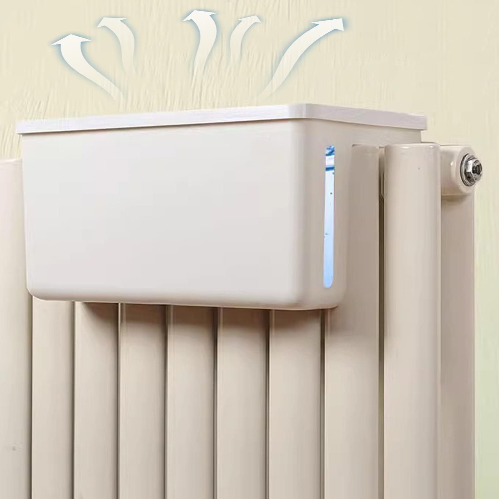Umidificatore per Radiatore, Umidificatore Evaporativo Che Utilizza Il Calore del Termosifone, Umidificatori per Calorifero, Facile da Installare,Right 34 * 18.5 * 16.3CM