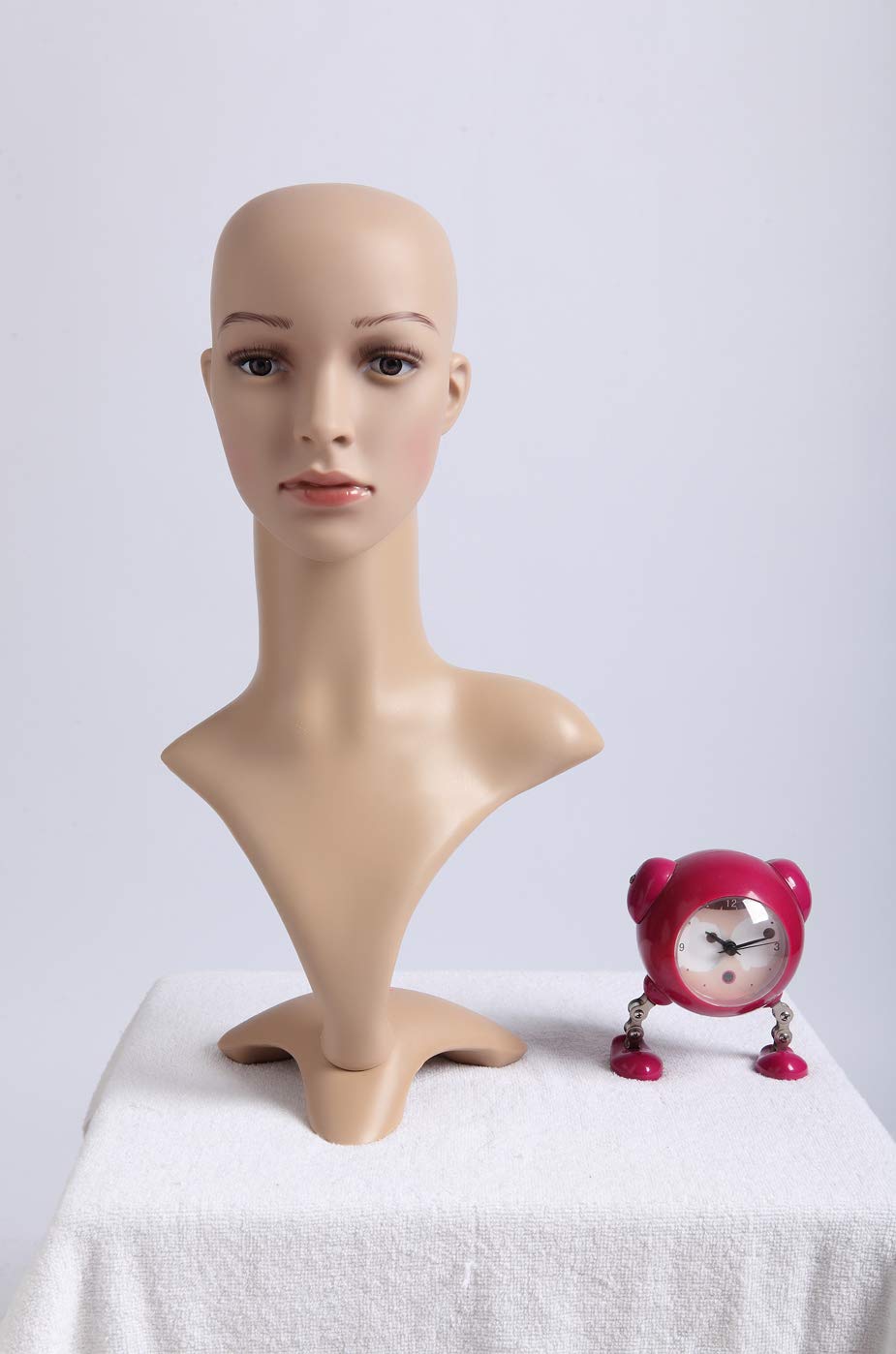 Euroton FD-2 Dekokopf Perückenkopf Schaufensterpuppe Mannequin weiblich