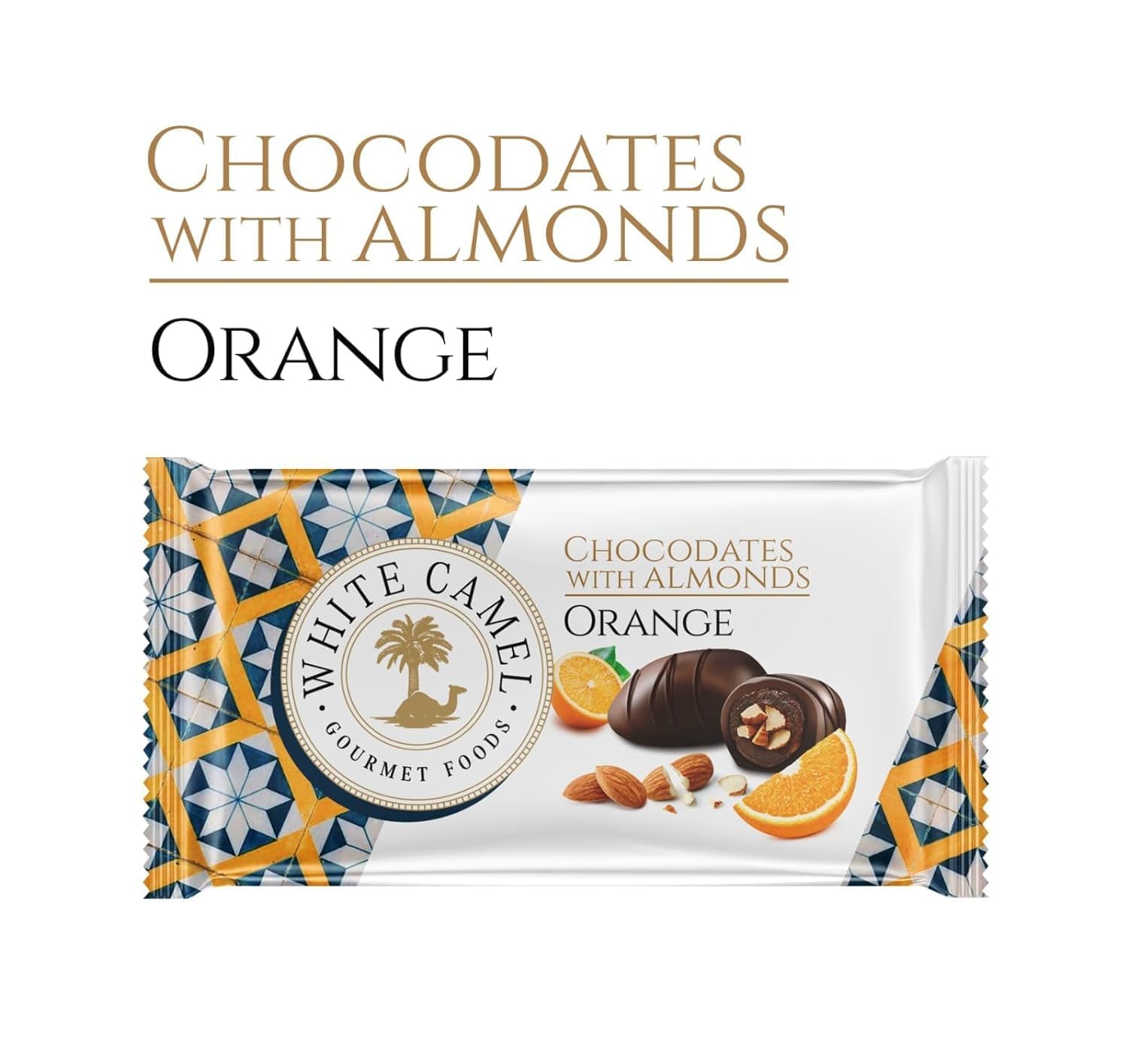 White Camel Gourmet Foods Chocodates with Almonds, Bulk Assortment Pouch, 1kg, Approx. 50 Pieces, Perfect for Sharing and Parties (From DECAENT FOODS) 3