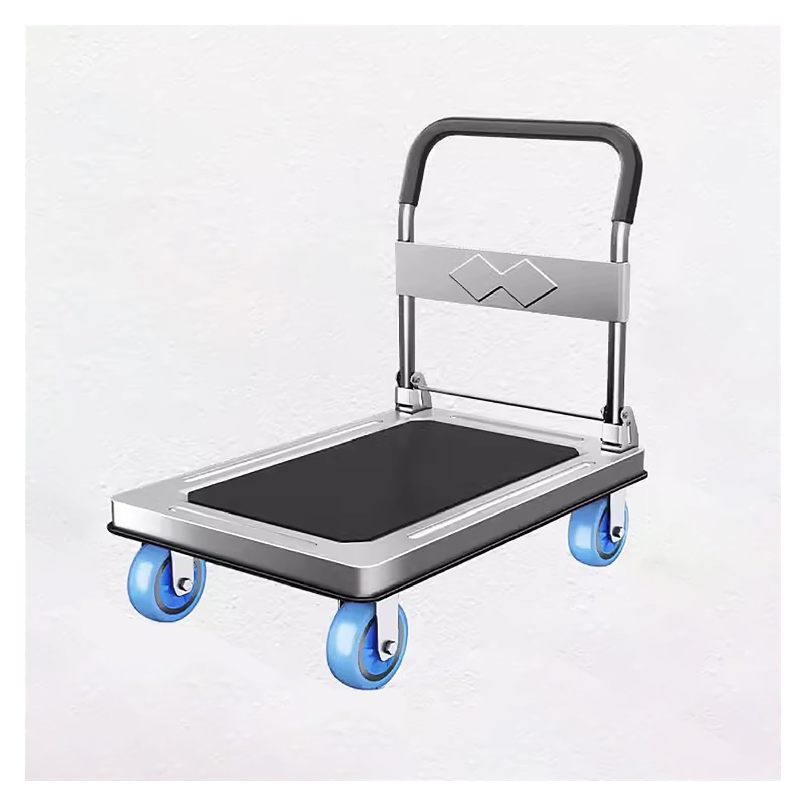 Chariot à plateforme pliable idéal pour ranger le garage et jardiner