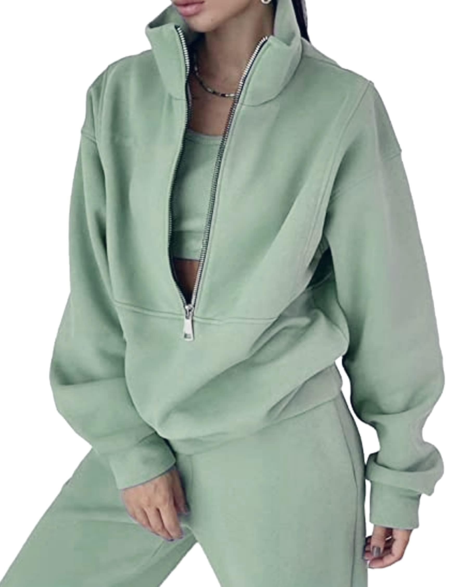 Eisctnd Womens Fleece 2 Piece Sweatsuit