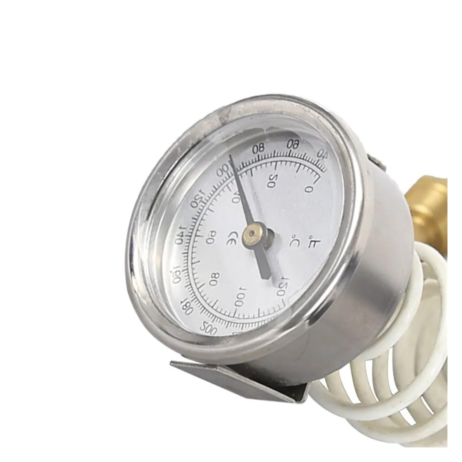 Termometro in Acciaio Inossidabile da 0 a 120 Gradi Celsius, misuratore della Temperatura dell'Acqua con sonda da 2,5 Metri for Sala caldaie Perfection