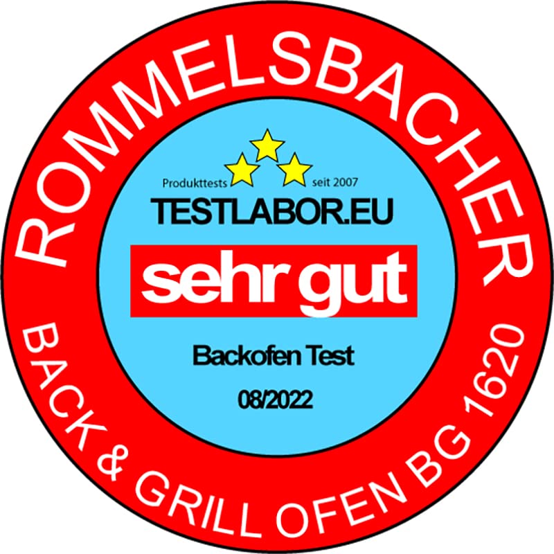 ROMMELSBACHER Bak- och Grillugn BG 1620 - 37L, 1650W, Mörkgrå