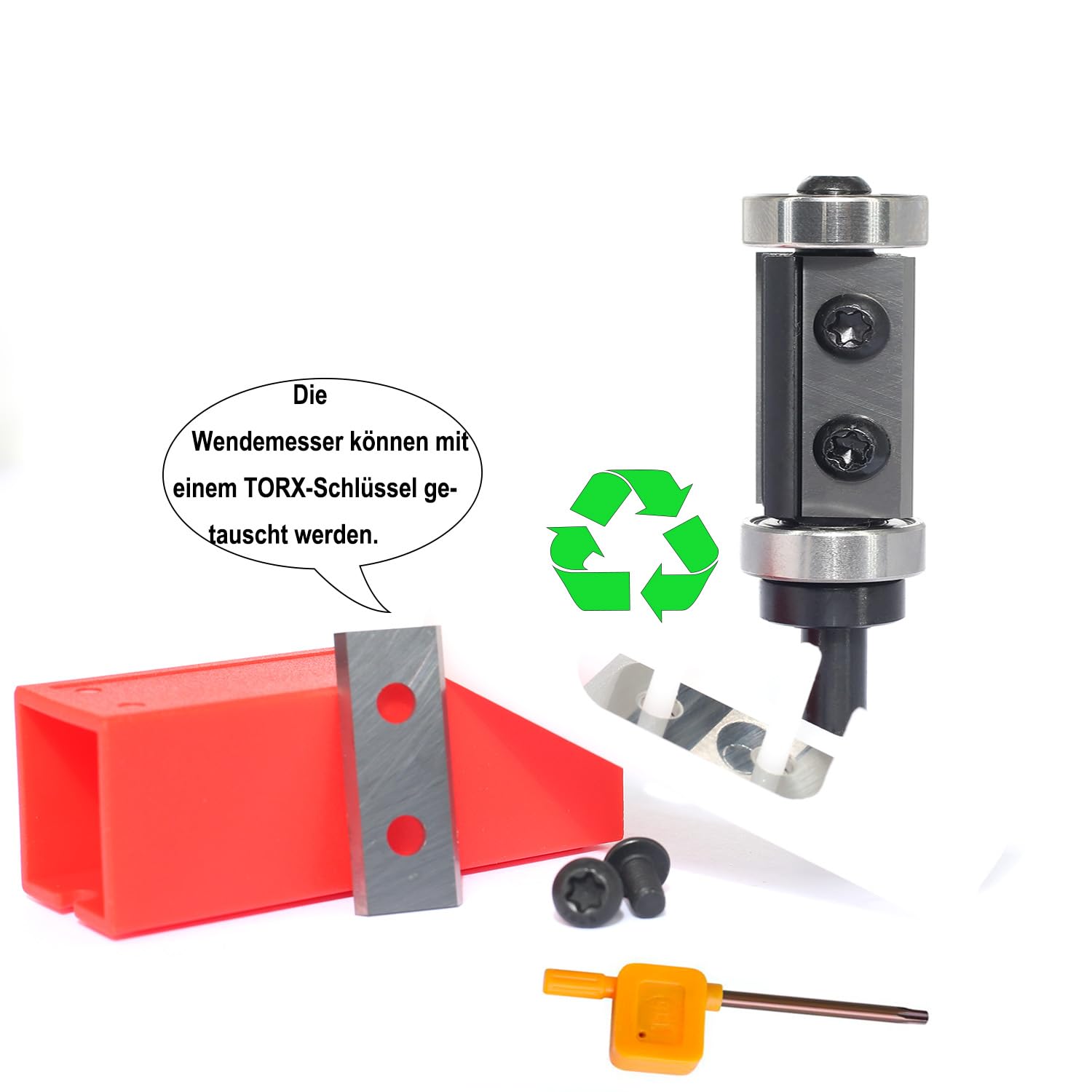 SUBORUI 8 Pezzi Tenon Legno Spina Taglierina Per Trapano Da Taglio - Foto 8