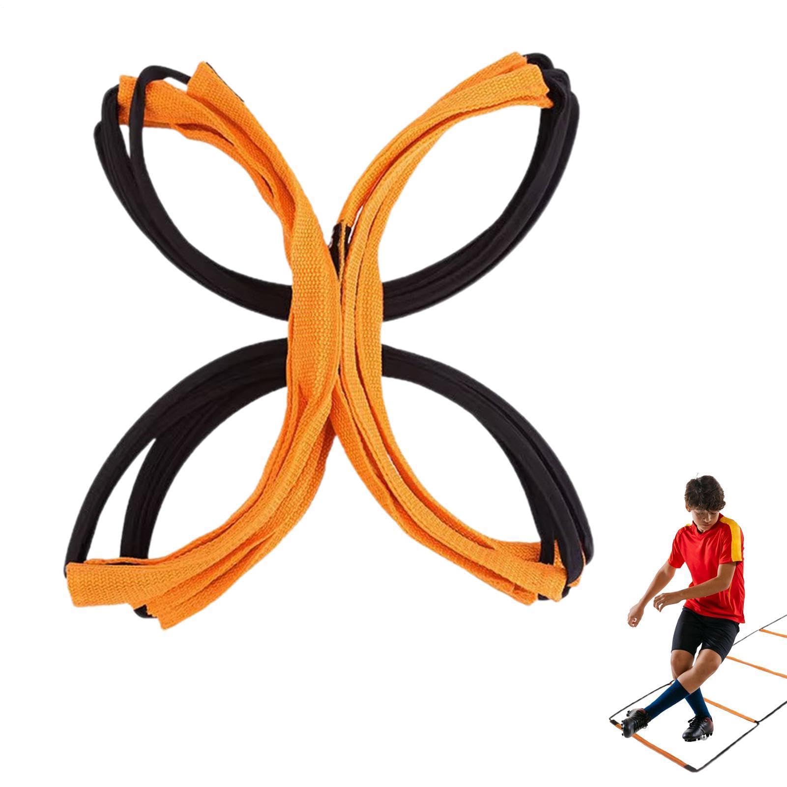 di agilità Scale pieghevoli antigroviglio per fitness e allenamento | Attrezzatura da allenamento per badminton, calcio, tennis, pallavolo, corsa, basket
