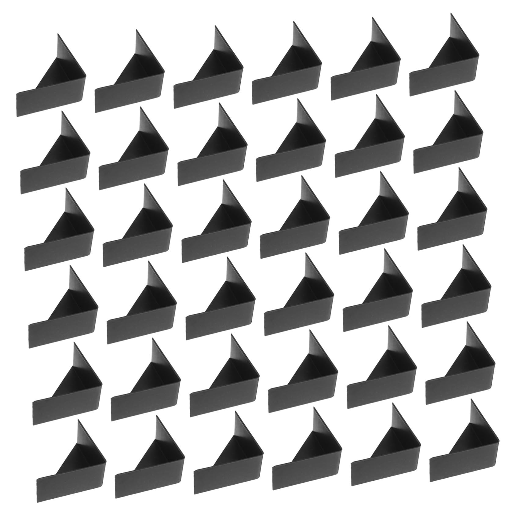 Protection d'angle en plastique noir TOPBATHY pour cadre et porte x200