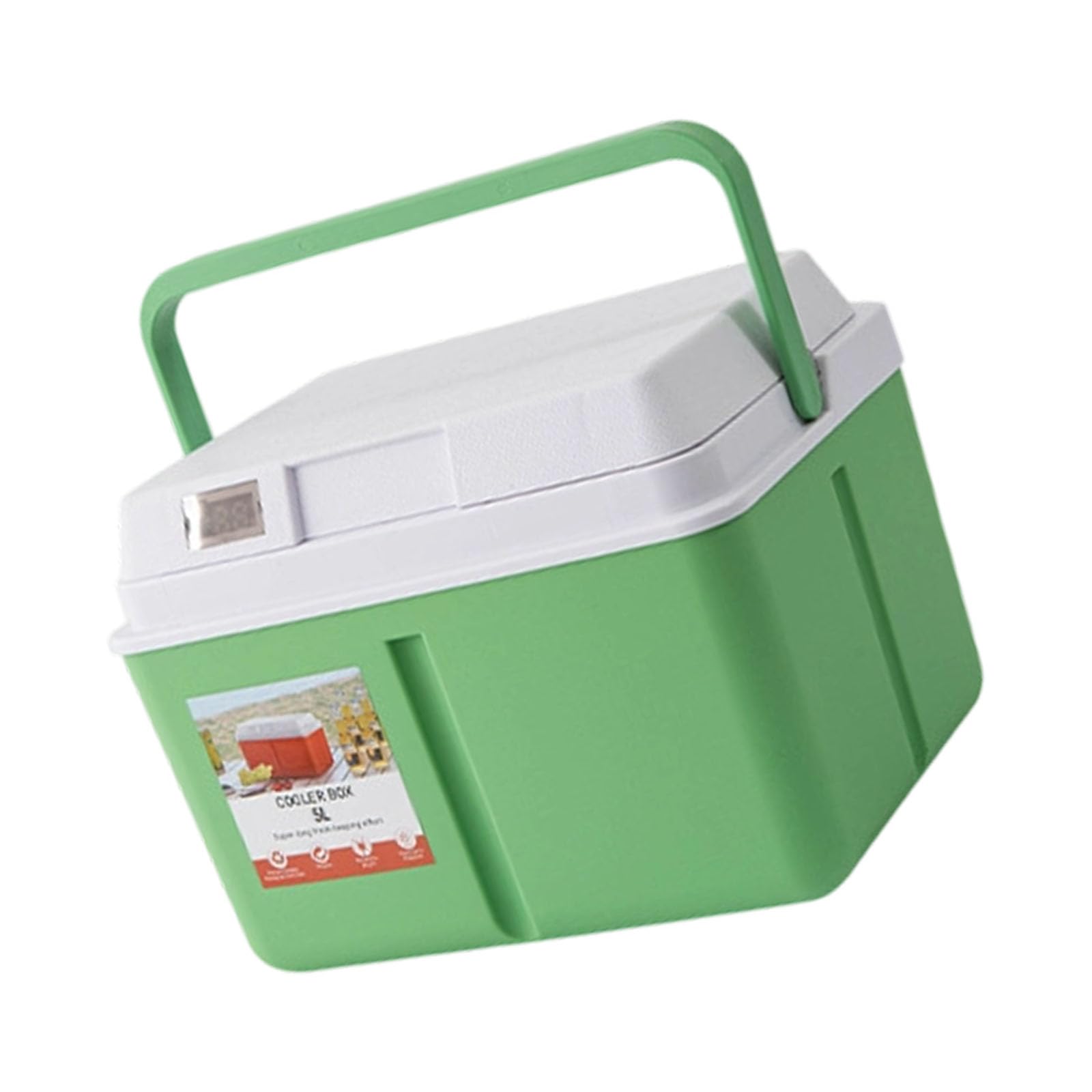 Borsa termica per alimenti con monitor della temperatura, conservazione di raffreddamento portatile per escursioni, picnic, viaggi in auto e campeggio, scatola di raffreddamento isolante, borsa